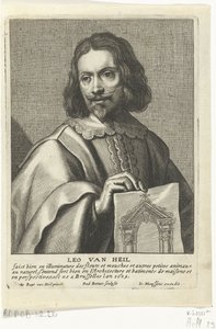 Porträt von Leo van Heil von Frederik Bouttats the Elder
